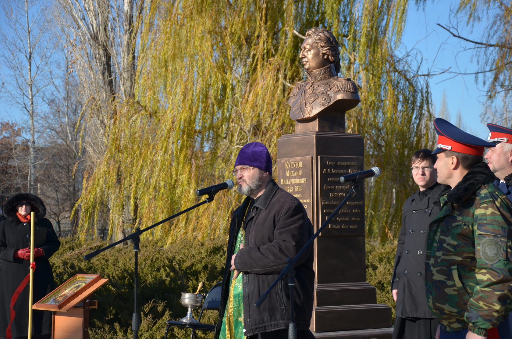 Открытие памятника М. И. Кутузову, г. Волгоград.