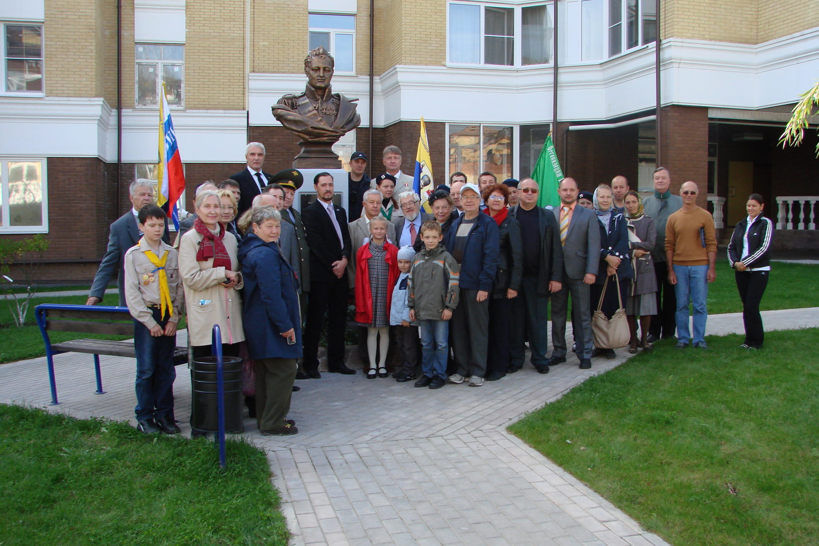 Открытие памятника  Александру I, г. Балашиха.