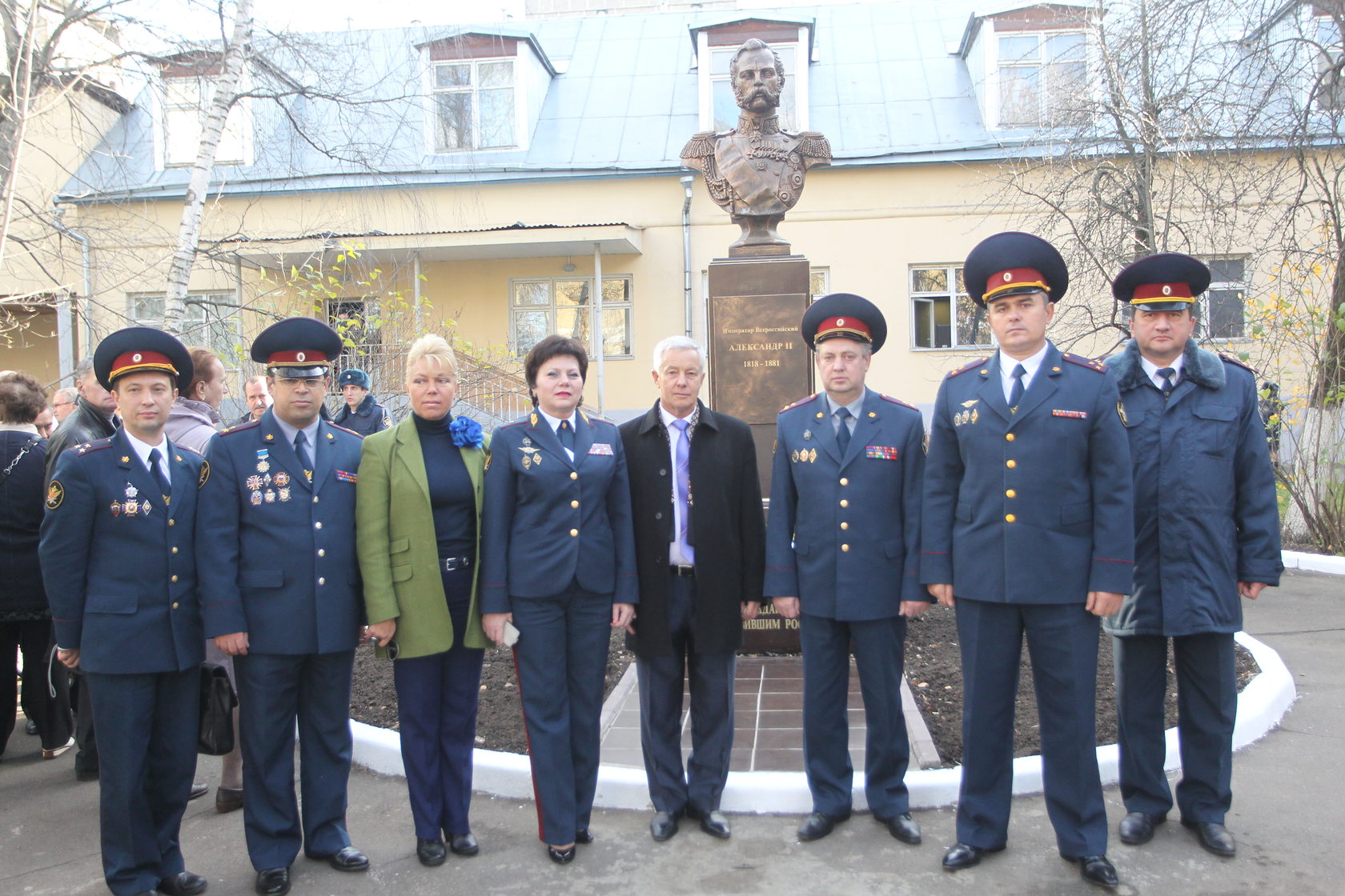 На территории УФСИН России по г. Москве  состоялось открытие памятника Александру II.