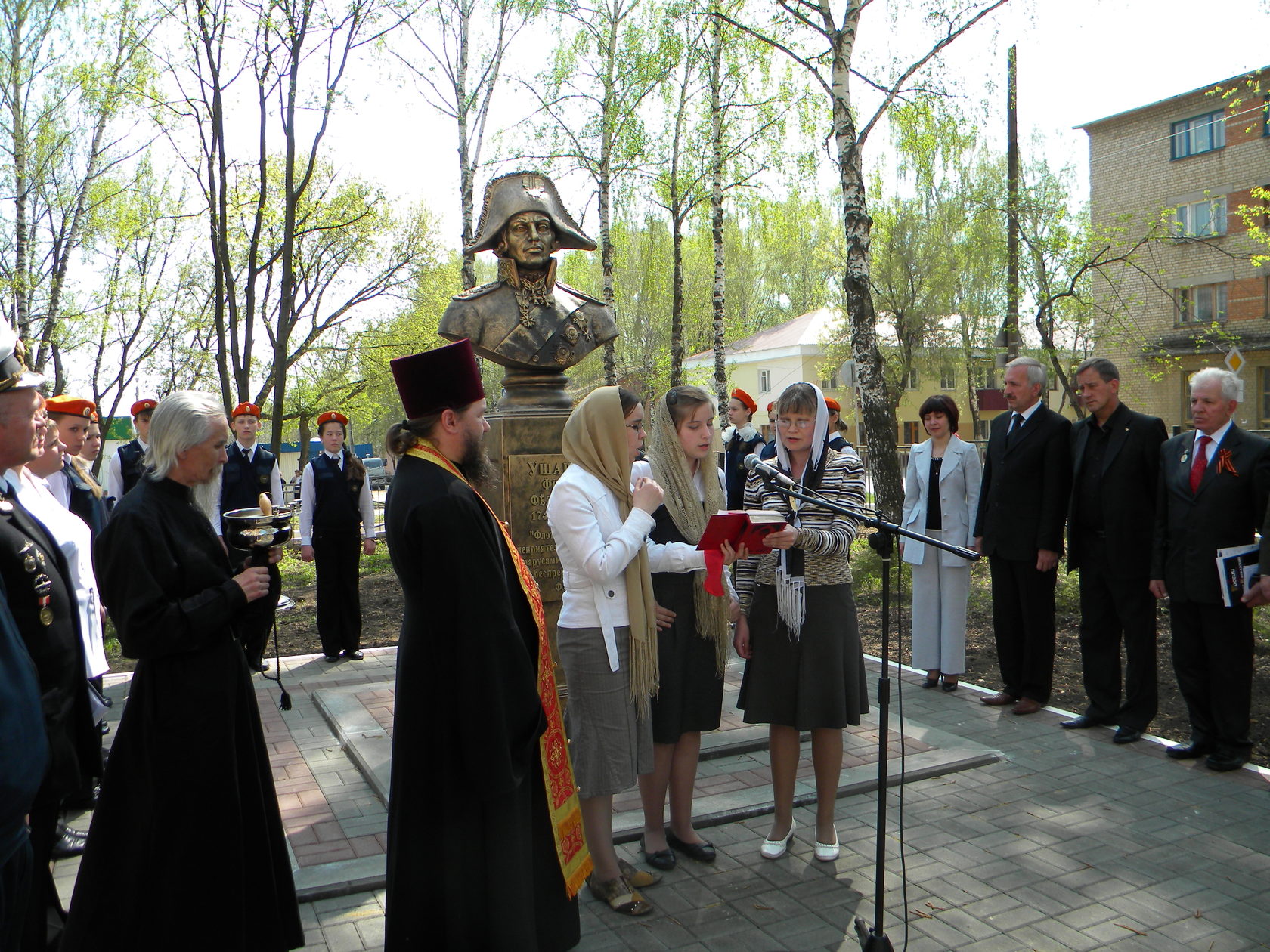 Открытие памятника  Ф. Ф. Ушакову, г. Саранск